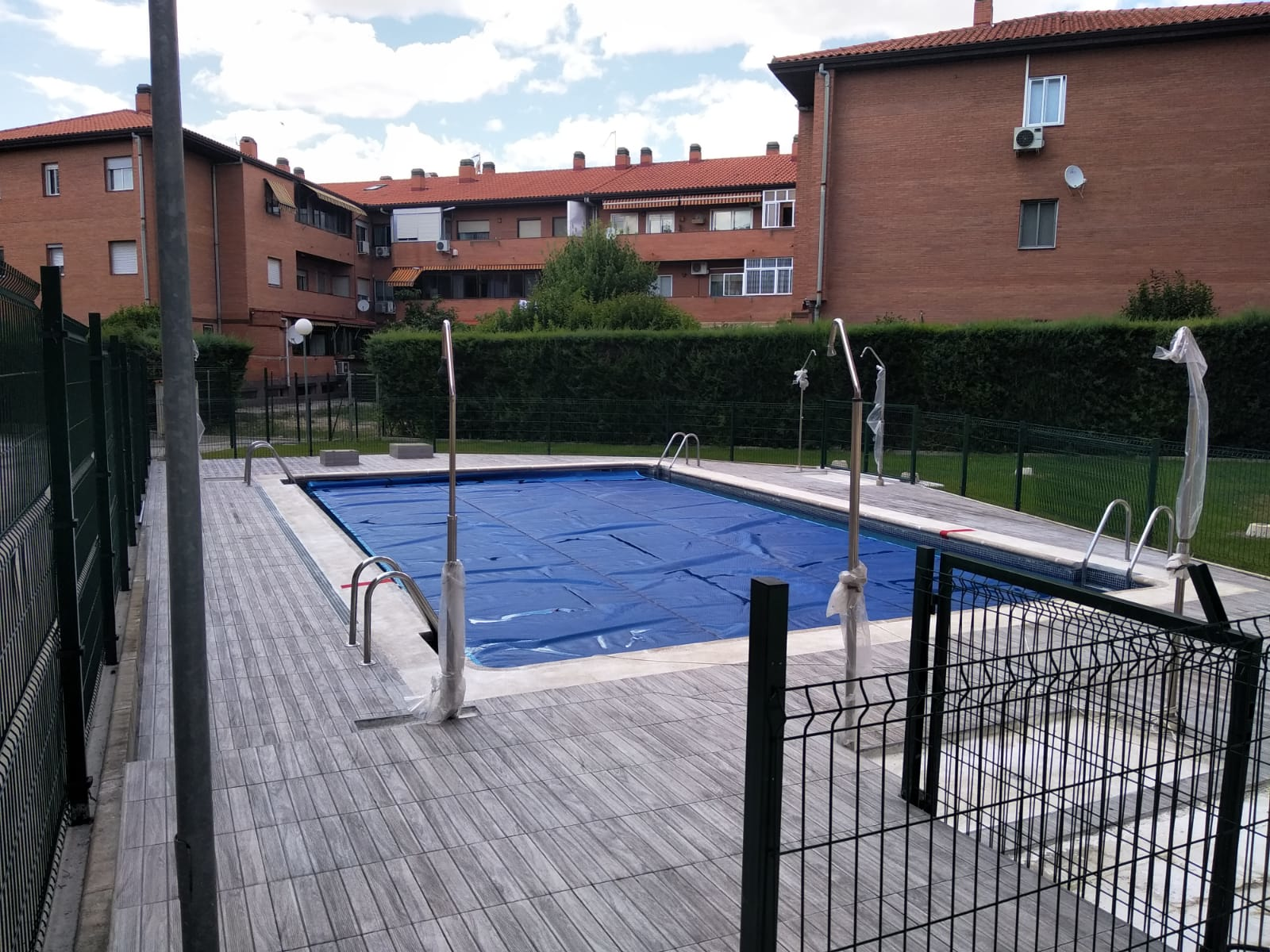 Piscina renovada y terminada en la mancomunidad